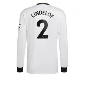 Manchester United Victor Lindelof #2 Bortatröja 2022-23 Långärmad